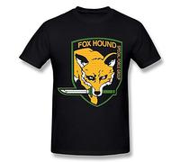 Men's Metal Gear Solid Game Logo Poster Black T Shirt Medium