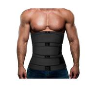 Men's Neoprene Workout Waist Trainer - Slimming Belly Corset with Belts