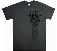 Men's Nile Scarab T-Shirt Death Metal Rock Band T-Shirt Black M