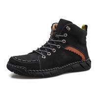 Men's Orthopedic Safety Work Shoes, Men Non Slip on Shoes, Shock Absorption, Non-Slip (Black,40)