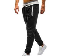 Men's Pants elásticos Pantalones Rectos con Bolsillos Cómodos Ligeros Largos Pantalones Fitness Gym Hiking Windproof Dry Trousers Outdoor Men Quik Pants