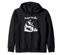 Mens Papa Bear Face Sunglasses Papa Bear Lover Father's Day Sudadera con Capucha