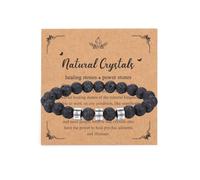 Mens Personalizado Grabado 1-5 Nombre Cuentas Cristal Piedras Preciosas Regalos Personalizados para Hombres papá día del Padre Novio Marido cumpleaños Navidad Presente