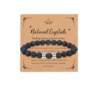 Mens Personalizado Grabado 1-5 Nombre Cuentas Cristal Piedras Preciosas Regalos Personalizados para Hombres papá día del Padre Novio Marido cumpleaños Navidad Presente