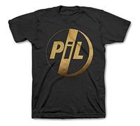 Mens PIL Public Image Limited Logo Post Punk Alternative John Lydon New T-Shirt T-Shirt Black XL