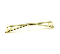 Men's Plated Collar Bar Metal Polished Collar Bar Necktie Tie Clip Bar Silver 60mm Creative And Exquisite Workmanship Nice processing