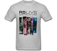 Men's Pop Rock R5 Band Live At The Greek T Shirt Grey S