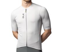 Men's Pragma Colour Block Off-Road Short Sleeve Cycling Jersey, Stone, XL