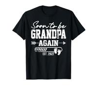 Mens Pronto to be Grandpa Again EST. 2027 Nuevo papá Camiseta