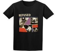 Men's Refused Band Shape of Punk to Come Tops Adult Short Sleeve Men's T Shirt Fashion Casual Cool O Neck tee Black XL