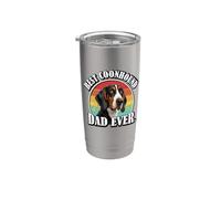 Mens Retro Vintage Best Treeing Walker Coonhound Dad Lover Vaso térmico de acero inoxidable de doble pared