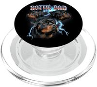 Mens Retro Vintage Black Heavy Metal Band Rottweiler Lover PopSockets PopGrip para MagSafe