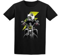Men's Ride The Lightning T Shirt Fashion Casual Cool tee Black S