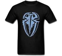 Men's Roman Reigns Design Short Cotton T Shirts Black M