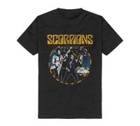 Men's Scorpions Big City tee T Shirt Small BlackL