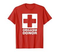 Mens Sexual Joke T-Shirt - Orgasmo Doner Camiseta