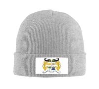 Men's Skullies Beanies Gorra De República De Benín Emblema Nacional Invierno Caliente para Mujer Gorro Tejido A Punto Calavera para Hombre Correr Trabajo Invierno