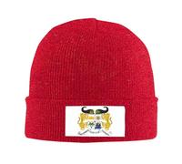 Men's Skullies Beanies Gorra De República De Benín Emblema Nacional Invierno Caliente para Mujer Gorro Tejido A Punto Calavera para Hombre Correr Trabajo Invierno