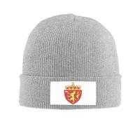 Men's Skullies Beanies Reino De Noruega Emblema Nacional Gorro Termico Invierno Gorro Tejido Pescador para Hombre Y Mujer Unisex Ciclismo Camping Senderismo