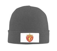Men's Skullies Beanies Reino De Noruega Emblema Nacional Gorro Termico Invierno Gorro Tejido Pescador para Hombre Y Mujer Unisex Ciclismo Camping Senderismo