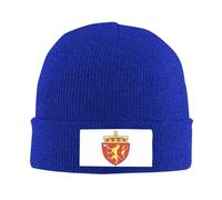 Men's Skullies Beanies Reino De Noruega Emblema Nacional Gorro Termico Invierno Gorro Tejido Pescador para Hombre Y Mujer Unisex Ciclismo Camping Senderismo