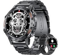 Men's Smartwatch 1.39", HD Touch, Bluetooth Calls, Heart Rate, Blood Pressure, Waterproof up to 5 ATM (Black)