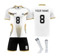 Men's Soccer Jersey Set with Shorts and Socks, Quick-Dry Sportswear, for Training and Matches