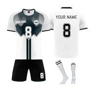 Men's Soccer Jersey Set with Shorts and Socks, Quick-Dry Sportswear, for Training and Matches