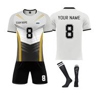 Men's Soccer Jersey Set with Shorts and Socks, Quick-Dry Sportswear, for Training and Matches