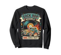Mens Sock Hop Costume 1950s Rock and Roll Party Outfit Sudadera