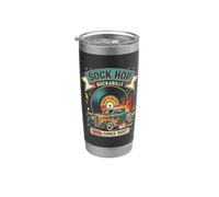 Mens Sock Hop Costume 1950s Rock and Roll Party Outfit Vaso térmico de acero inoxidable de doble pared