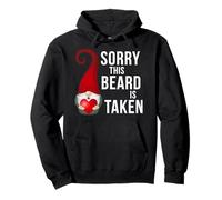 Mens Sorry This Beard is Taken Valentines GNOME Beard Sudadera con Capucha
