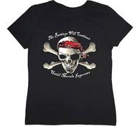 Men's Sport T Shirts Männer Men The Beatings Will Continue Funny Pirate Design Tees Black XL