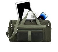 Mens Sports Duffle Bag - Oversized Oxford Exercise Tote, Water Resistant Gear Organizer, Pocket Athletic Carrier | Practical Performance Packing Solution For Gym Outdoor Adventure Offic