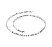 Men's Stainless Steel Link Bracelets, Flower Shape Chain Buckle Link Personalised Bracelet, Great Gift for Men and Women