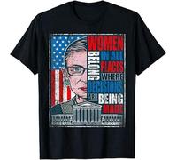 Men's Stella Harmon Belong in All Places RBG Vintage Ruth Bader Ginsburg XL