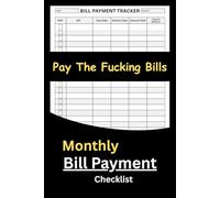 Mens Stocking Stuffers: Monthly Bill Payment Checklist - Prefect Tracker for Budget, Debt and Savings - Funny Gifts for Men Who Have Everything