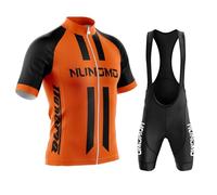 Men's Summer Short Suits Cycling Set CyclingJersey with 9D Gel Padded Riding Shorts Quick Dry Breathable Cycling Jersey Set for Outdoor Sport Cycling Biking (Type-8,L)