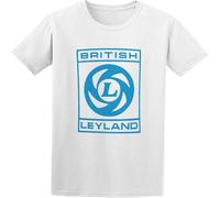 Men's Summer T Shirt British Leyland Retro Pure Cotton is More Hygroscopic White L