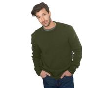 Men's Sweater Casual Fashion Warm KnittedSweater Breathable Soft Comfortable Knitwear Youth Temperament Trend Long-SleevedSweater H-Green XL
