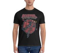 Mens T Shirt Falling Dead Deadpool Vintage Cotton tee Short Sleeve tee Crew Neck Clothes Graphic.