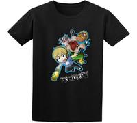 Men's T-Shirt Feel Soft Kaboom Over The Garden Wall Soft and Light O Neck tee Black L