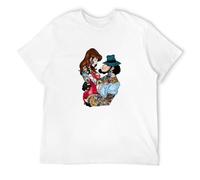 Mens T Shirt Funny Fujiko Jigen Lupin 3 Rid of Him Manga Anime White XL