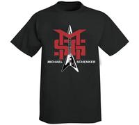 Men's T Shirt Msg Shirt Michael Schenker Group Rock Band Logo Graphic Fashion Rock tee Shirt