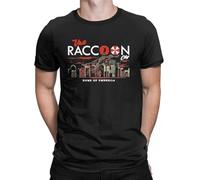 Men's T-Shirts Visit Raccoon City Funny Cotton Tees Short Sleeve Umbrella T Shirt Crew Neck Tops Unique