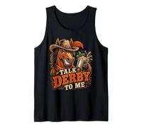 Men's Talk Derby to Me Funny Racing Horse Camiseta sin Mangas