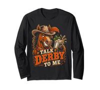 Men's Talk Derby to Me Funny Racing Horse Manga Larga