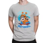 Men's The Skateboard T Shirt Oddbods Amusing Reasonless Seven Different Lovable Characters Cotton Tops Funny Crewneck tee Shirt Grey XXL
