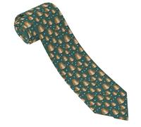 Mens Tie Lindo Corazón De Ardilla Elegantes Necktie Moderno Gravatas Hommes Para Oficina Casual Negocios