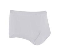 MENS TRADITIONAL Y FRONT INCONTINENCE PANT - WHITE by P&S Healthcare Ltd